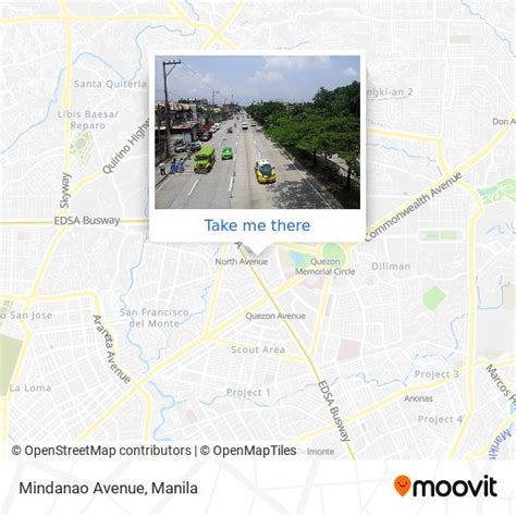 How to get to Mindanao Avenue in Quezon City by bus .